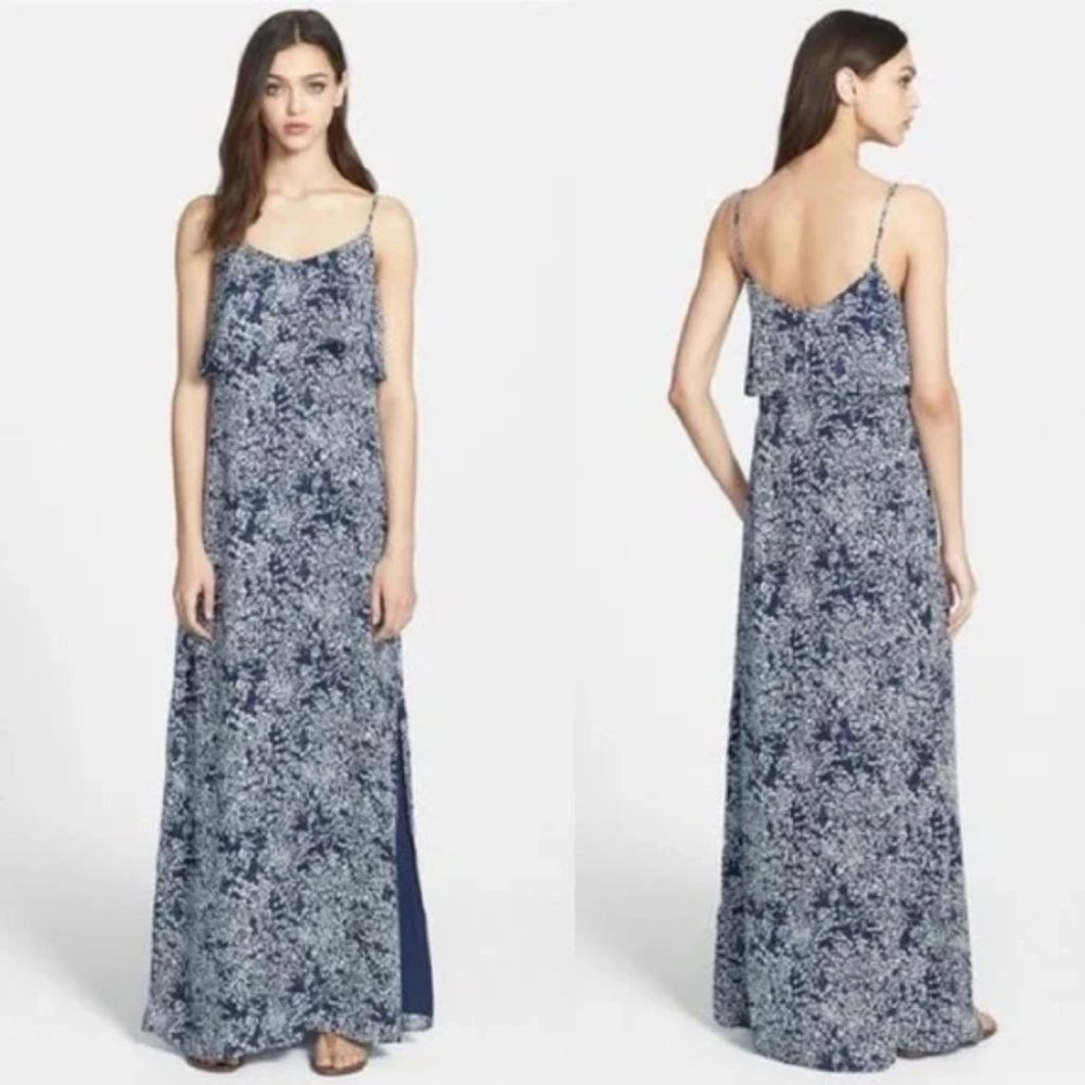 Joie 'Hydeia' Tiered Silk Maxi Dress